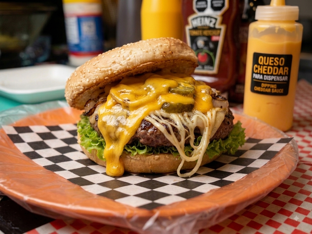 Hamburguesa Doble Queso