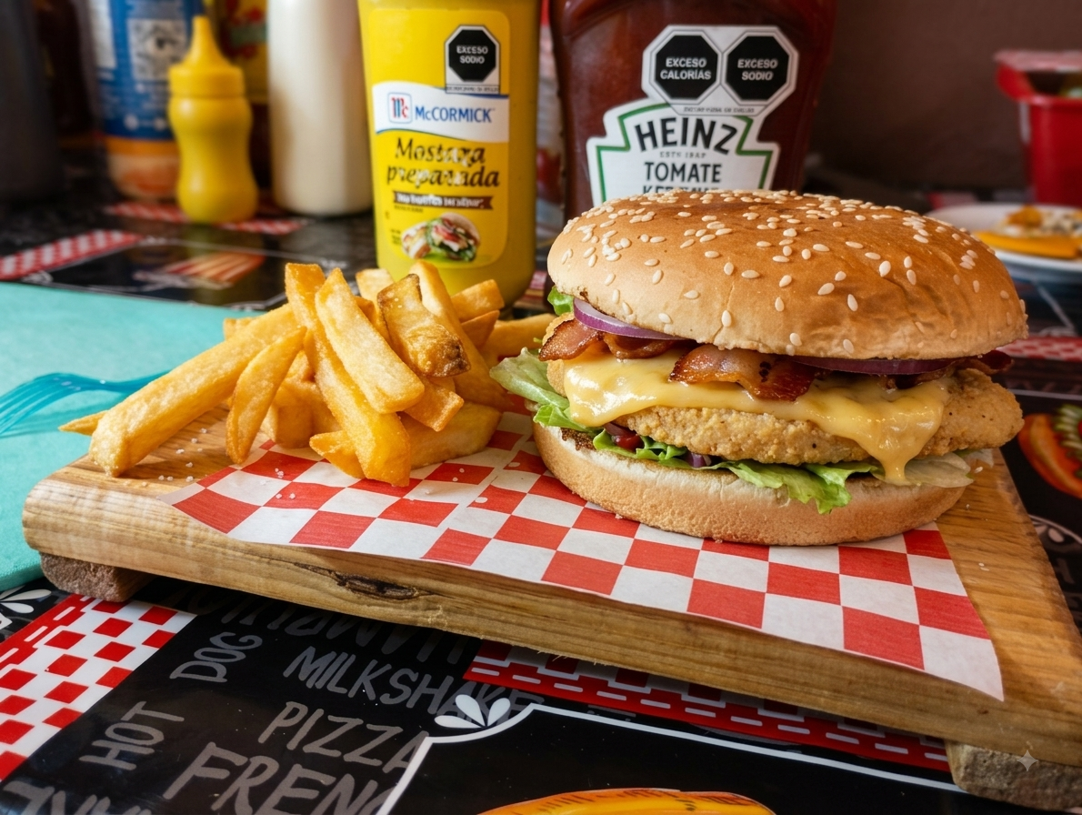 Hamburguesa de Pollo